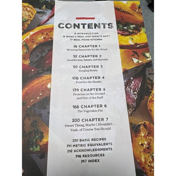 100% Real Cookbook By Sam Talbot 100 Recipes For Clean Fresh Food - Picture 4 of 8